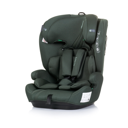 Chipolino Столче за кола I-size 76-150 cm ICON Зелено