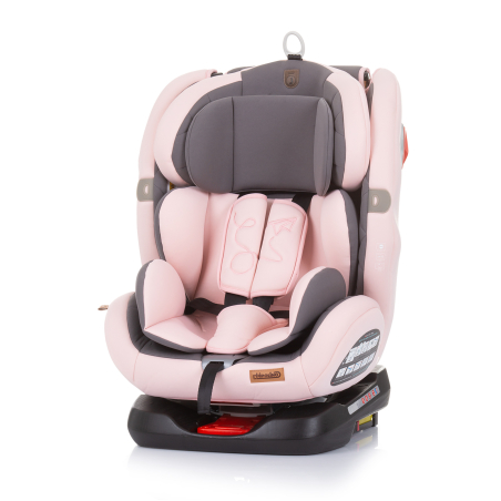 Chipolino  Столче за кола 360 ISOFIX 0-36 кг Journey Розов