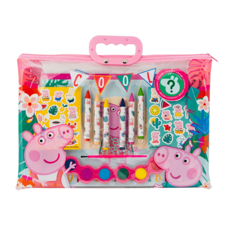 Pepa Pig Комплект за Рисуване в Прозрачна Чанта Пепа Пиг