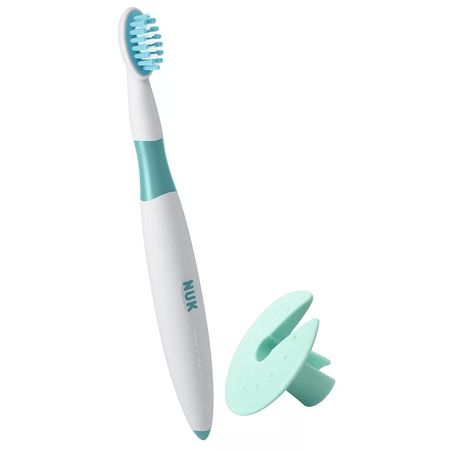 NUK Детска Четка за Зъби от 12-36 месеца Зелена