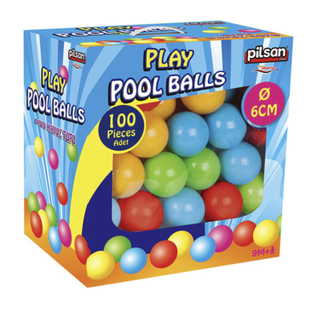 Moni Топки за Игра 6см х 100 Броя 06400