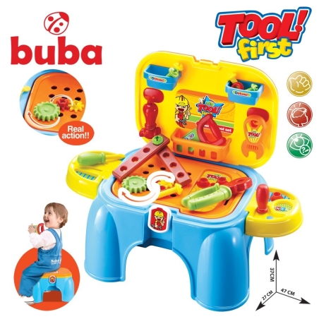 Детски комплект с инструменти за малкия майстор Buba Tool First
