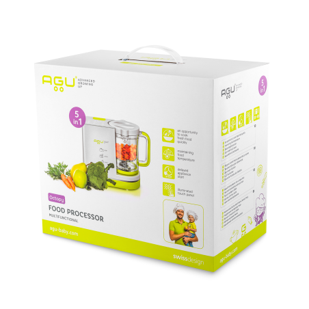 AGU OCTOPY КУХНЕНСКИ РОБОТ 5 В 1 ЗА ПРИГОТВЯНЕ НА ДЕТСКА ХРАНА