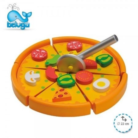  Дървена играчка Beluga 77022, Пица 