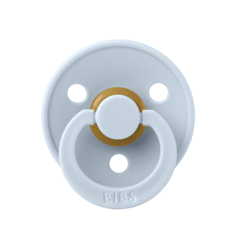 BIBS Colour Залъгалка от Каучук 1 Брой цвят Baby Blue от 0-6 месеца