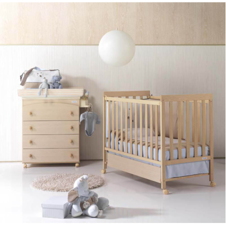 Легло-кошара BASIC 1 Babymobel 60/120 - natural