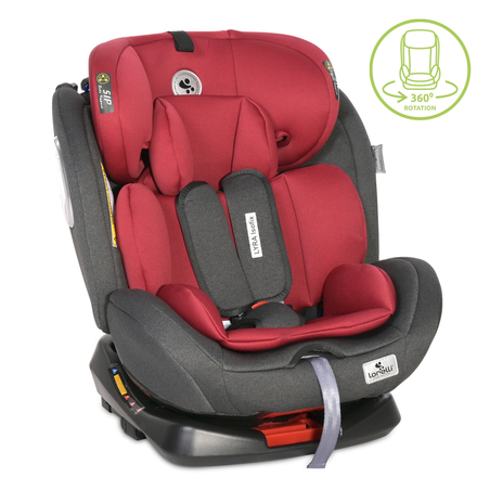 СТОЛ ЗА КОЛА LYRA ISOFIX 0-36 KG BLACK&RED