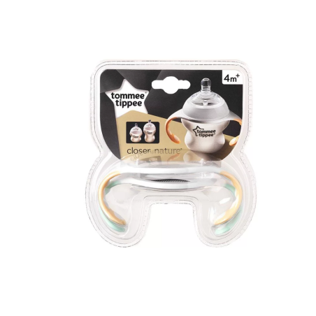 Tommee Tippee ДРЪЖКИ ЗА ШИШЕТА  4м+ (2 бр./оп.) ОРАНЖ