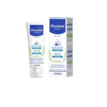 Mustela Успокояващ и Загряващ Пекторален Балсам 40 ml