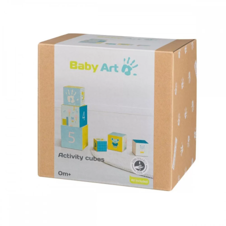 BABY ART MY BABY STILE  АКТИВНИ КУБЧЕТА ЗА КУЛА С ОТПЕЧАТЪЦИ С БОИЧКИ