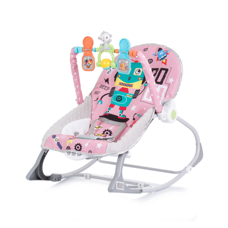 Chipolino  Музикален шезлонг Baby Spa Розов