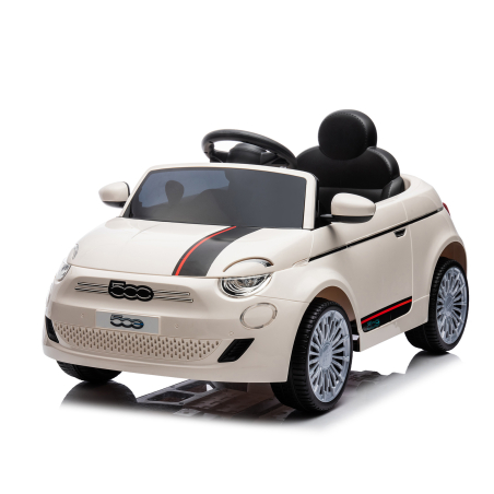 Chipolino Електрическа кола FIAT 500 Бяла