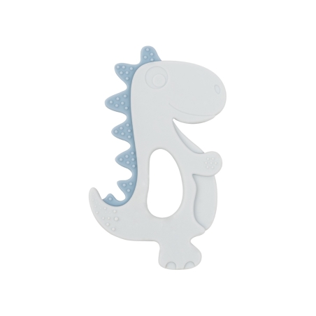 Чесалка силиконова Dinosaur Blue