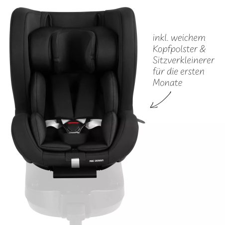 ABC Design Reboard Car Seat Lily i-Size 0 - 4 years Кош за Новородено Black