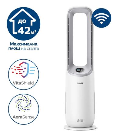 Philips AMF765/10 Пречиствател за Въздух и Вентилатор за Охлаждане 2в1 серия 7000