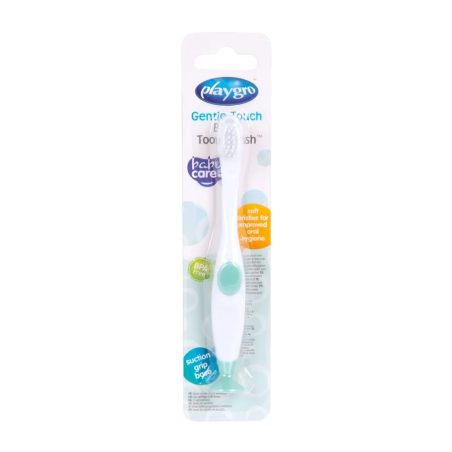 PLAYGRO ЧЕТКА ЗА ЗЪБИ GENTLE TOUCH, 12М+