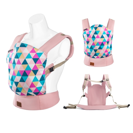  Ергономична раница за бебе KinderKraft NINO, Розово 
