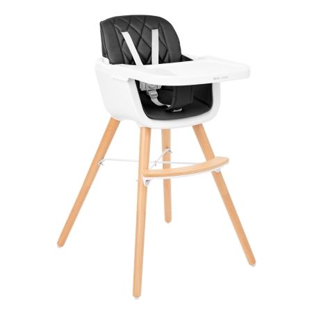 Стол за хранене 2в1 Woody Black