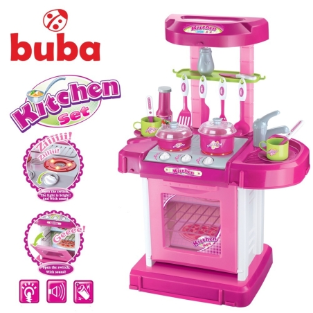  Детска кухня Buba My Kitchen 008-58, Розова 