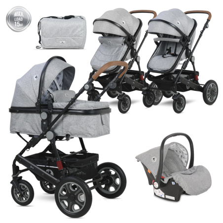 Д.КОЛИЧКА LORA SET COOL GREY ELEPHANTS