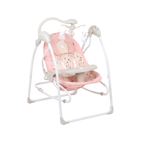 KikkaBoo Електрическа люлка & Шезлонг Mia Stella Pink