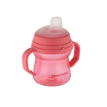 Чаша със сламка 150 мл pink