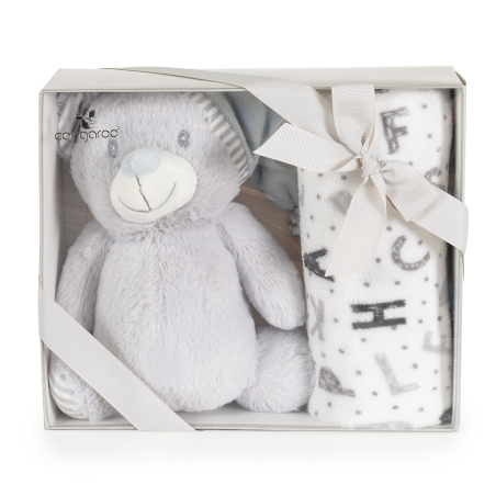 Cangaroo Одеало 90/75 с Играчка Elephant Blue 109598