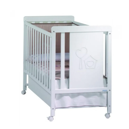 Легло-кошара AMADA 60/120 - white