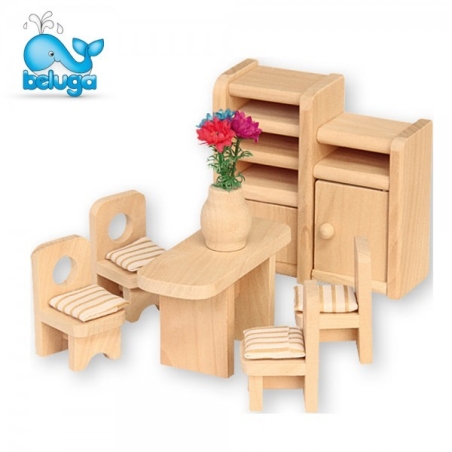  Мебели за къща за кукли Beluga, Трапезария 