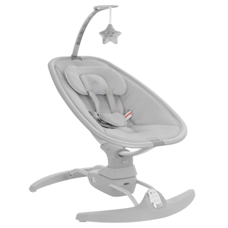 KikkaBoo Електрическа люлка Spinny Grey