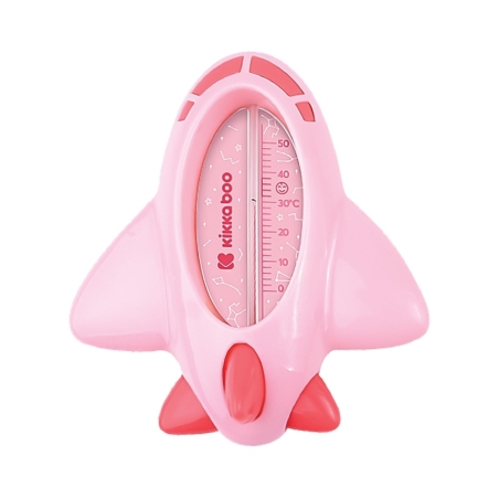 KikkaBoo Термометър за Вода Plane Pink