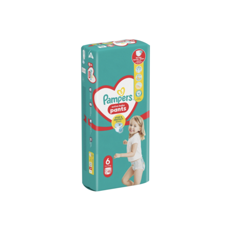 PAMPERS Active Baby GP Размер 6 Гащички от 13-19 кг 48 Броя