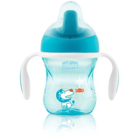 CHICCO  Преходна чаша 6м+ 200 мл. момче