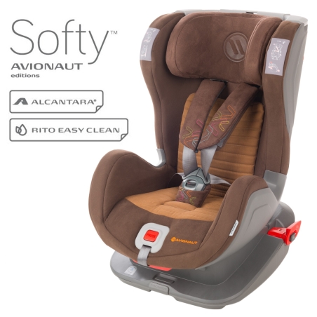  Столче за кола Avionaut Glider Softy F.05, 9-25 кг, Кафяво 
