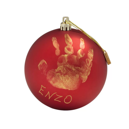 BABY ART MY BABY STILE  КОЛЕДНА ТОПКА  CHRISTMAS BALL ЧЕРВЕНА