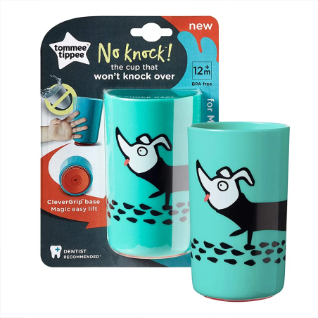 Tommee Tippee СУПЕР ЧАША - НЕ СЕ ПРЕОБРЪЩА, ЛЕСНО СЕ ВДИГА, 300 ml. 12м+