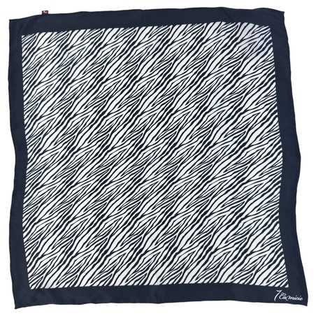 7 Camicie Zebra Print копринен шал