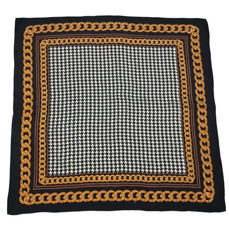 No brand копринен принт шал 86x86