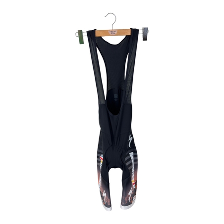 Велосипеден клин с презрамки Santini Custom, черен, размер L