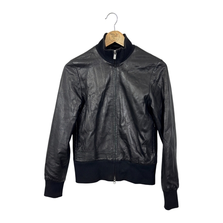 Y-3 Adidas Yohji Yamamoto Women’s Leather Bomber Jacket (S)