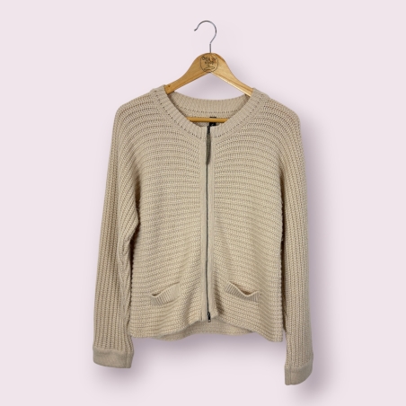 Marc Cain Плетена жилетка алпака и вълна (N3)