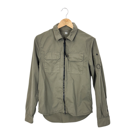 C.P. Company Gabardine Zip Up Lens Overshirt (S)