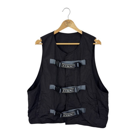 Iceberg Black Logo Vest (52)