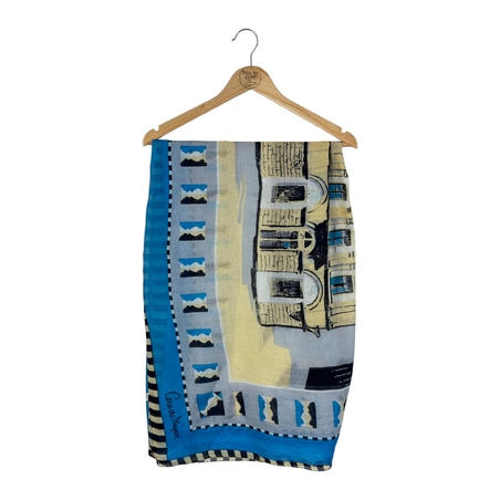 Coco de Mer cotton print scarf