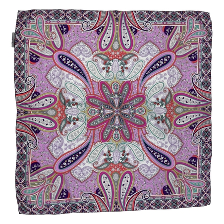 Codello Paisley Floral копринен принт шал