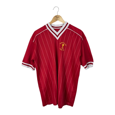 Ретро футболна фланелка Liverpool FC 1984 Rome Home, размер L