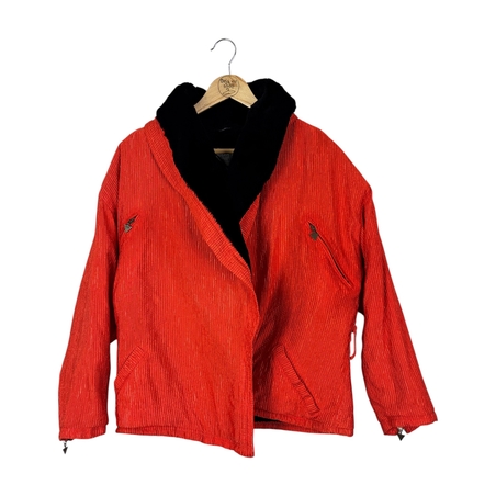 80s Versus Gianni Versace Faux Fur Women's Jacket (IT44)