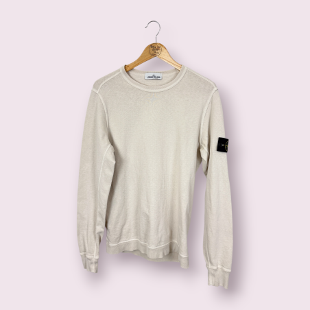 Stone Island Crew Neck Badge Logo Sweatshirt (M)