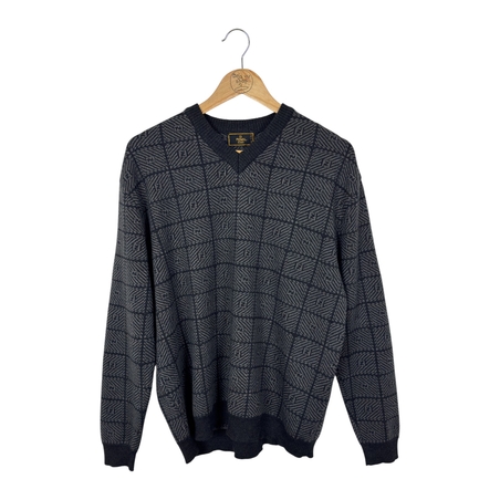 FENDI - FF Monogram men's merino wool pullover (52)