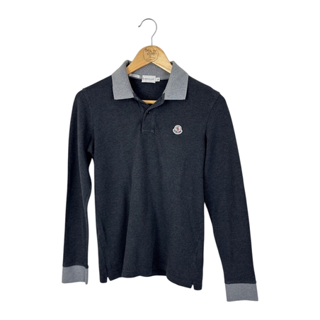 Moncler women chest logo-patch detail polo shirt (S)